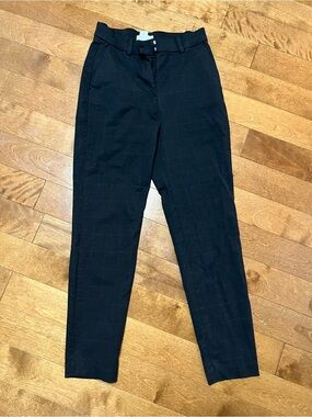 H&M Black Plaid Tailored Women's Pants